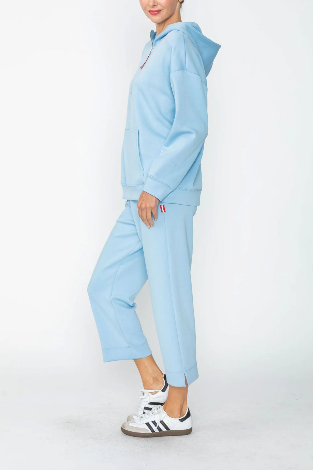 IC COLLECTION Hoodie - C1051T - LIGHT BLUE