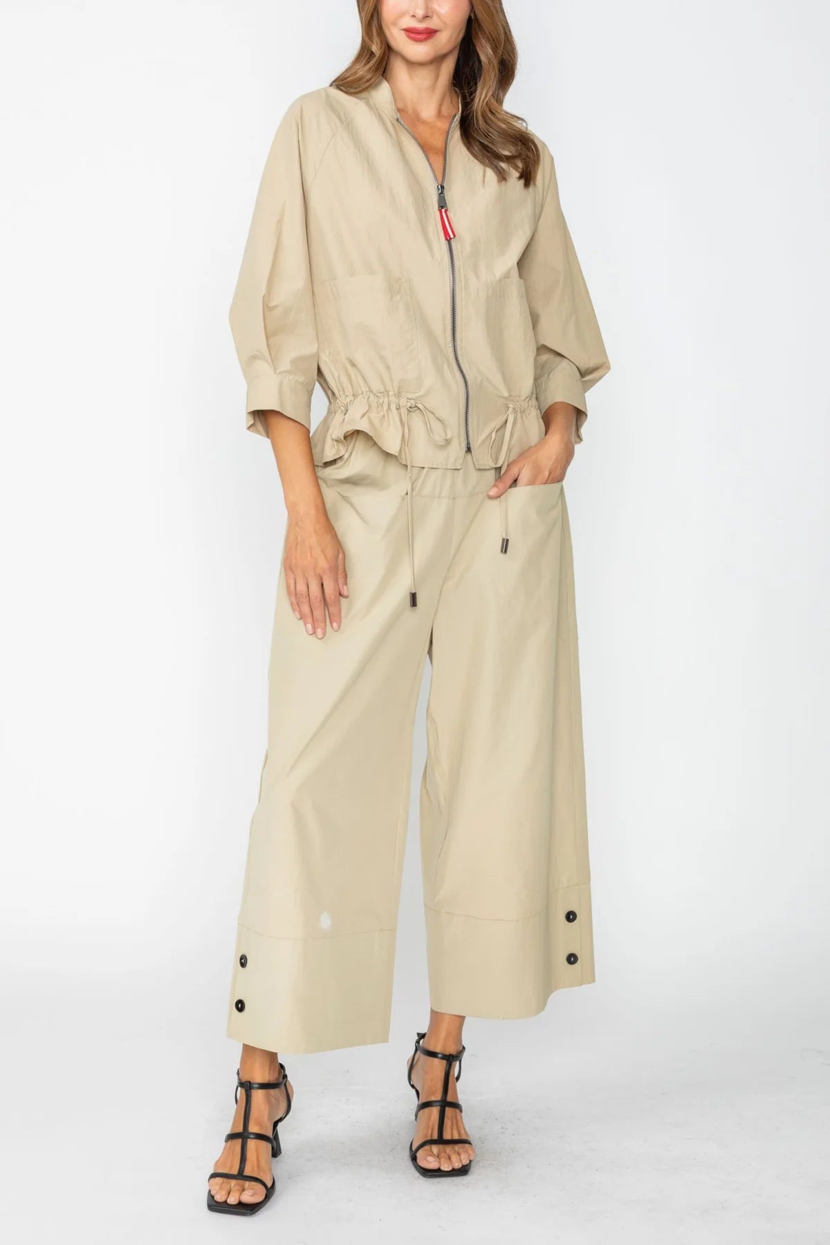 IC COLLECTION Jacket - C1060J - Khaki