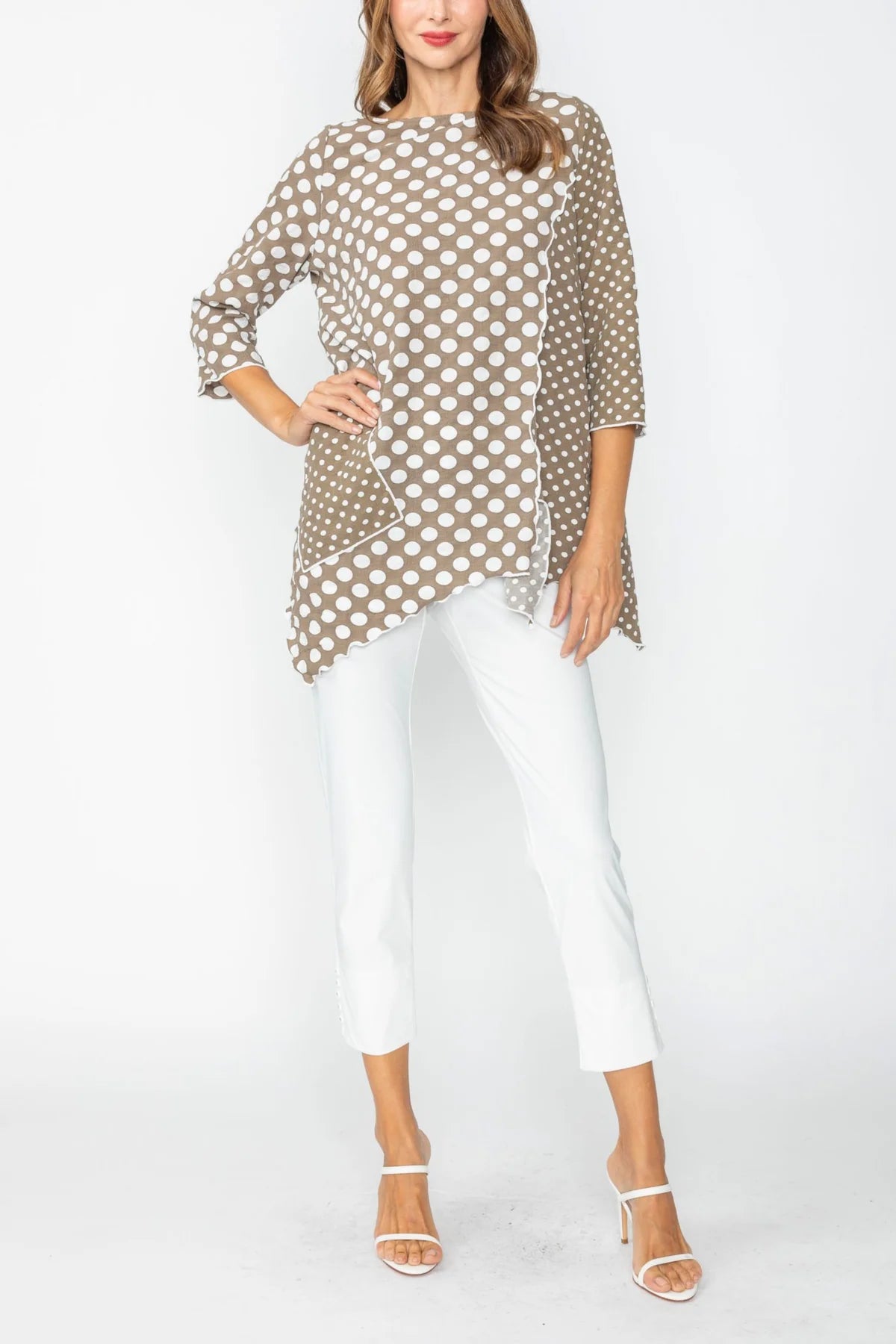IC COLLECTION Top - C1062T - Brown