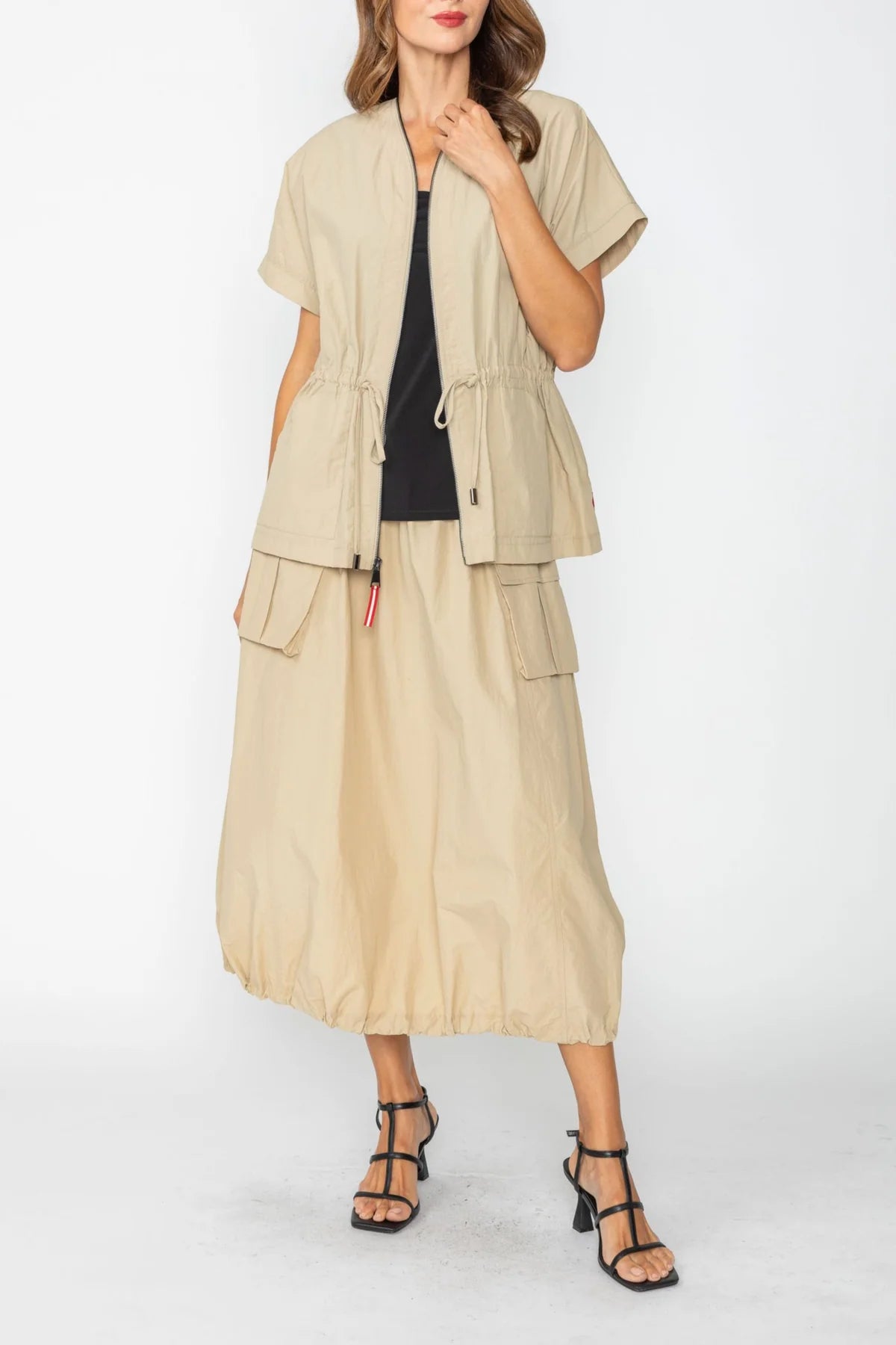 IC COLLECTION Jacket - C1065J - Khaki