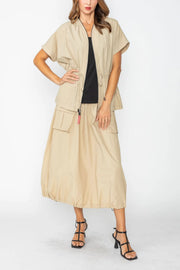IC COLLECTION Jacket - C1065J - Khaki