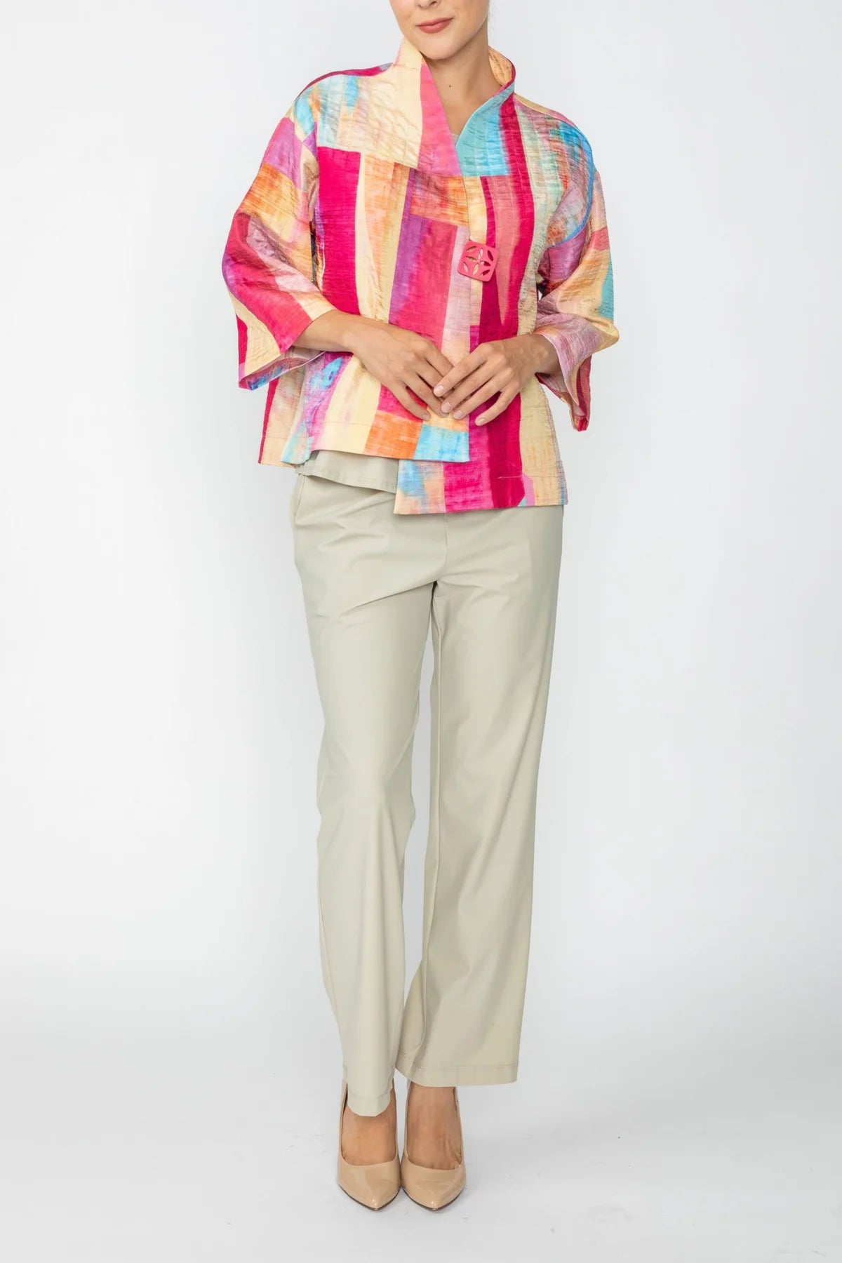 IC COLLECTION Jacket - C1095J - Pink