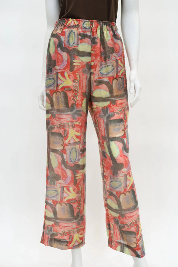 IC COLLECTION Pant - C1104P - Coral