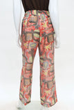 IC COLLECTION Pant - C1104P - Coral