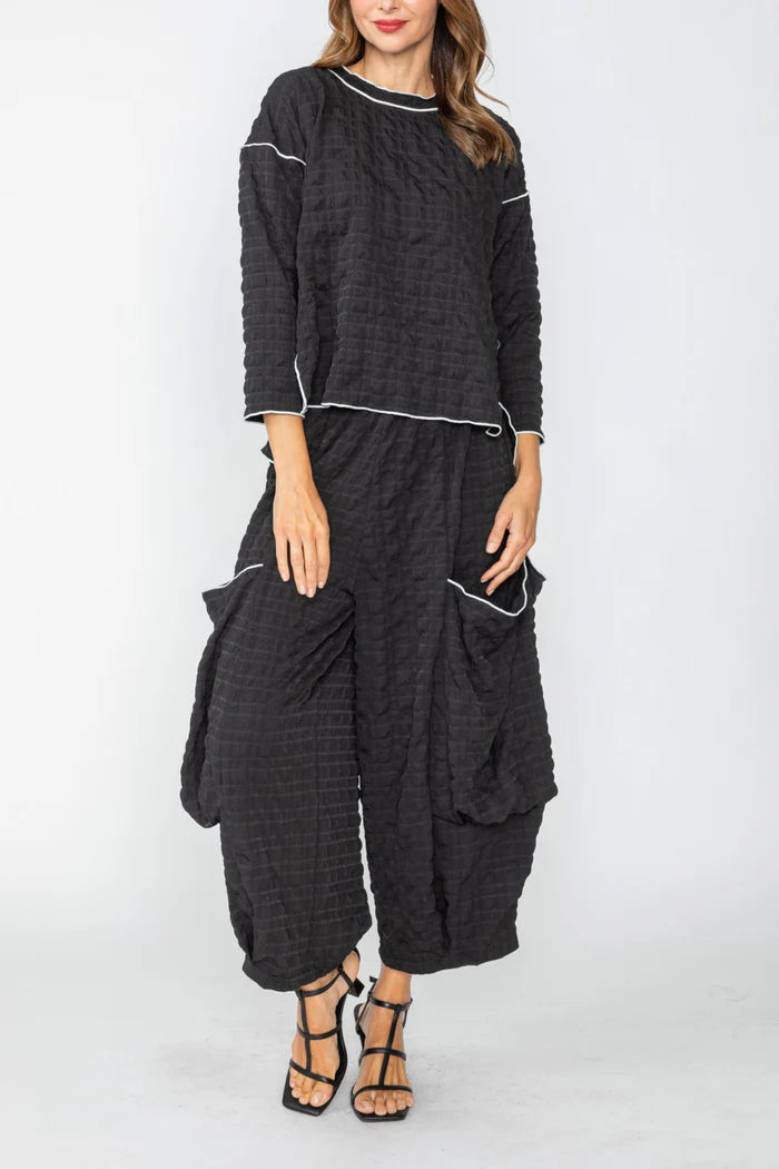 IC COLLECTION Top - C1112T - Black