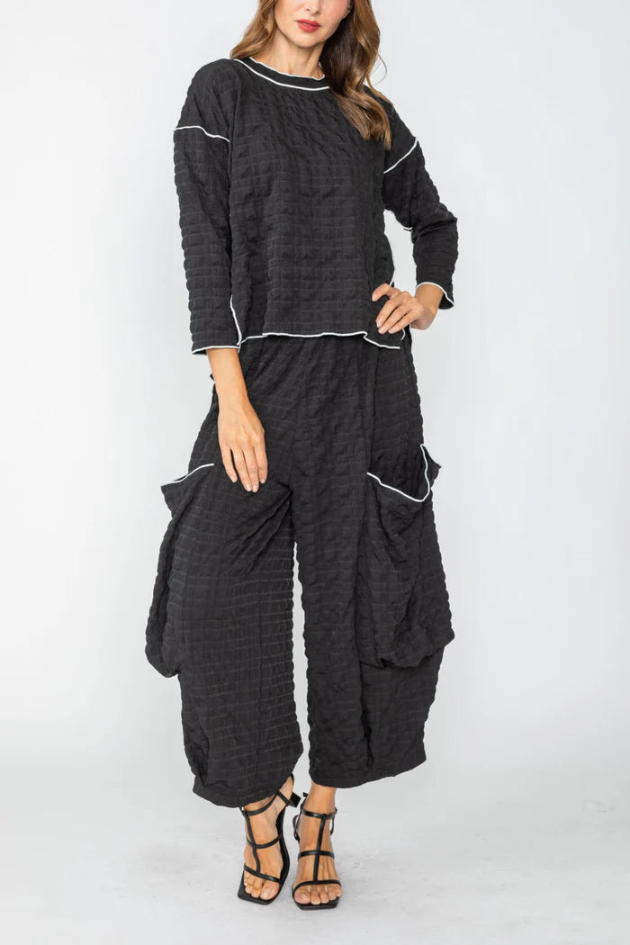 IC COLLECTION Top - C1112T - Black