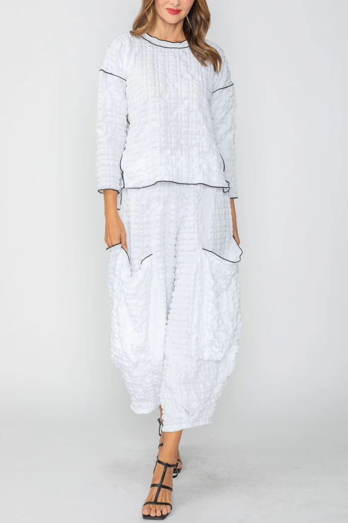 IC COLLECTION Top - C1112T - White