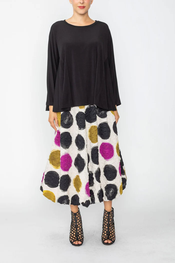 IC COLLECTION Skirt - C1116S - Fuchsia