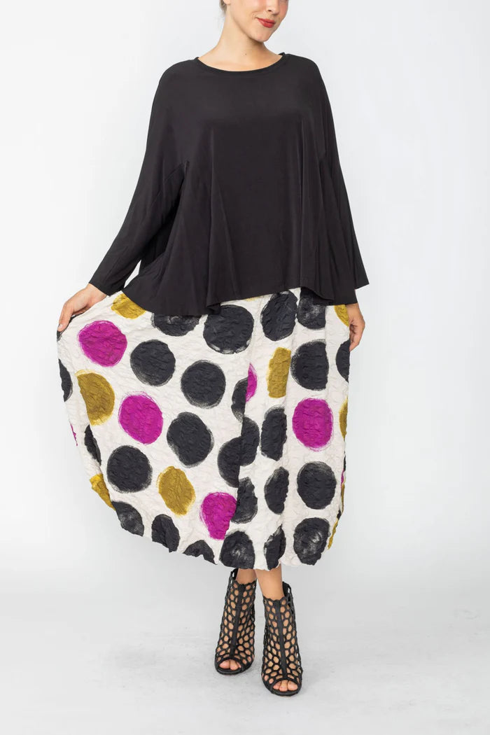 IC COLLECTION Skirt - C1116S - Fuchsia