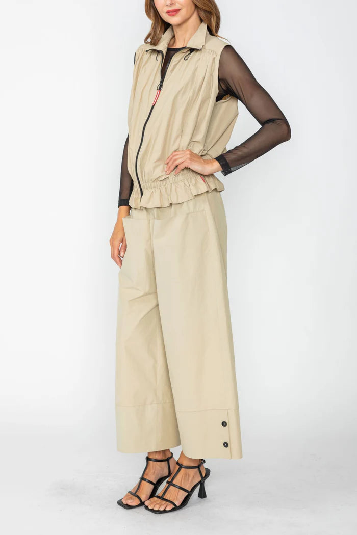IC COLLECTION Vest - C1119V - Khaki