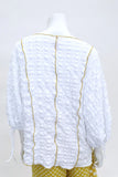 IC COLLECTION Top - C1123T - White and Mustard