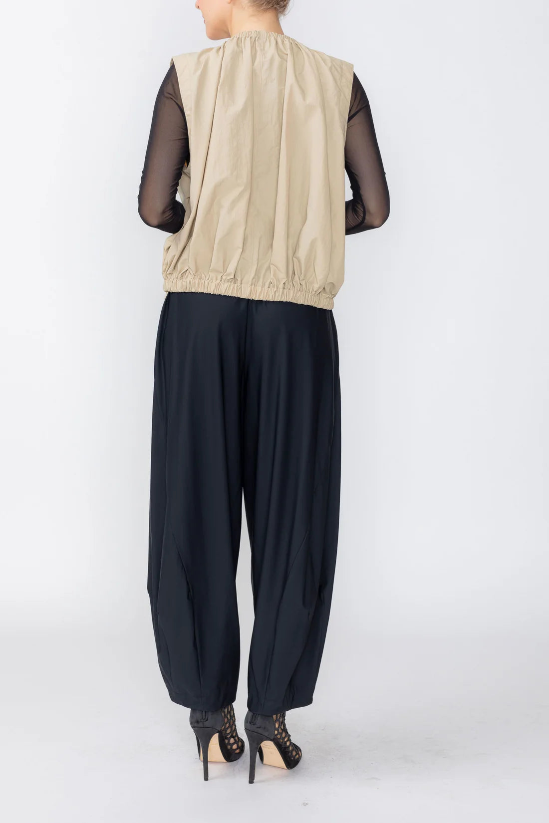 IC COLLECTION Vest - C1137V - KHAKI