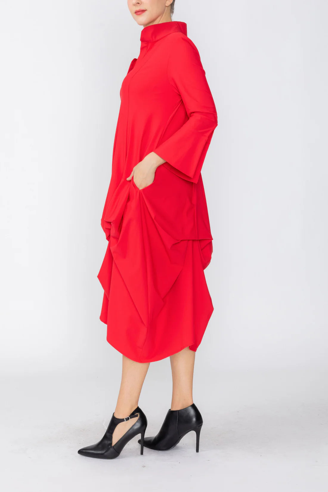 IC COLLECTION Dress - C1142D - RED
