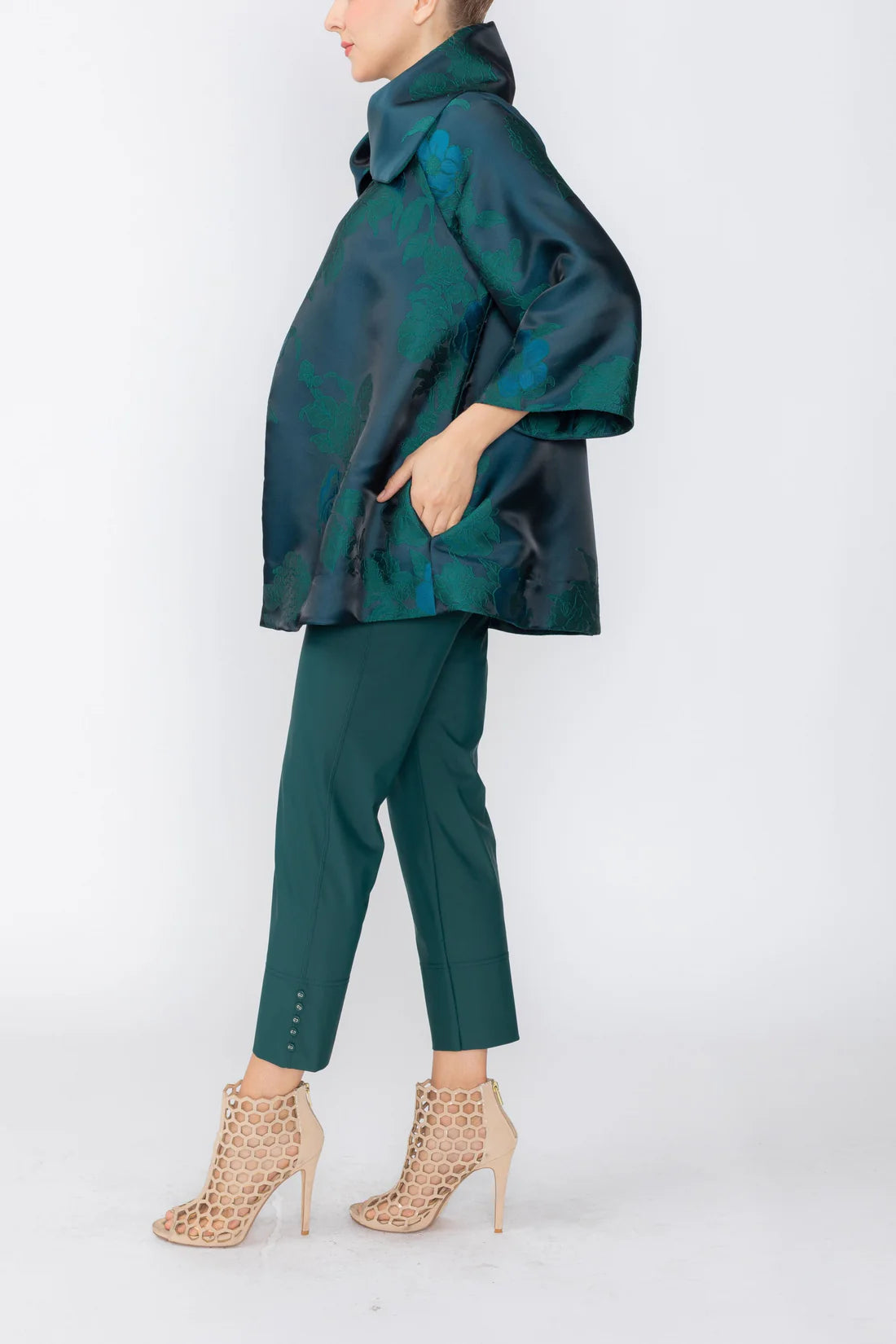 IC COLLECTION Jacket - C1143J - GREEN