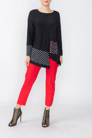 IC COLLECTION Top - C1147T - BLACK