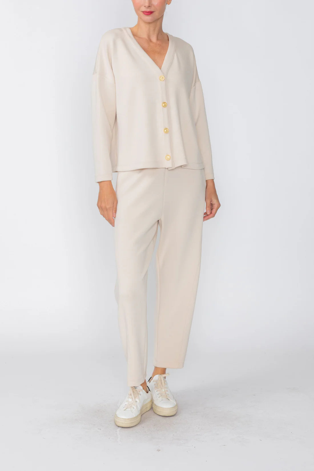 IC COLLECTION Cardigan - C1158C - CREAM