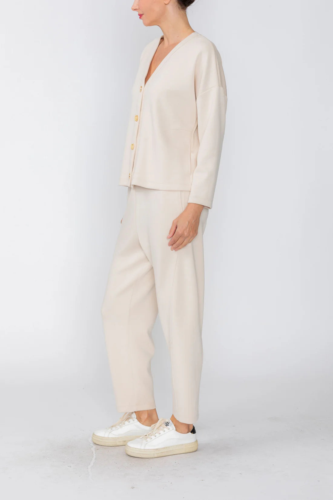 IC COLLECTION Cardigan - C1158C - CREAM