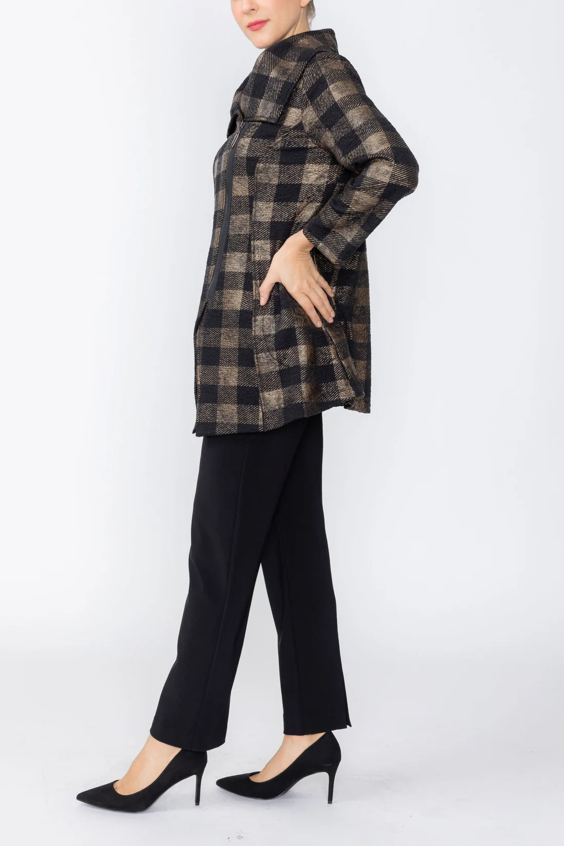 IC COLLECTION Jacket - C1168J - BRONZE