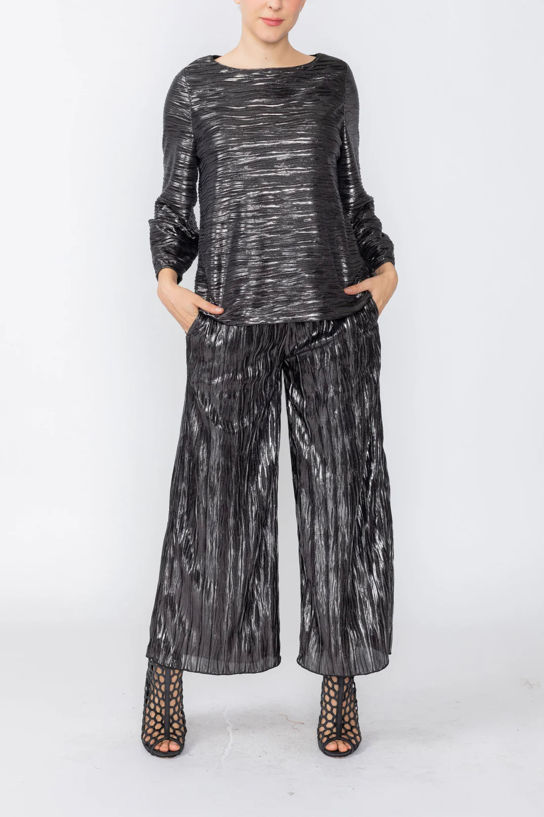 IC COLLECTION Top - C1198T - BLACK