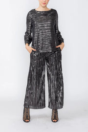 IC COLLECTION Top - C1198T - BLACK
