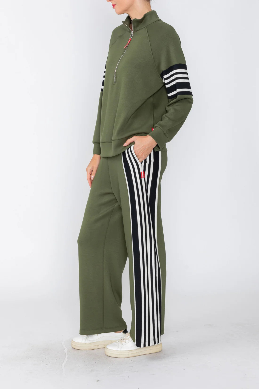 IC COLLECTION Top - C1206T - OLIVE