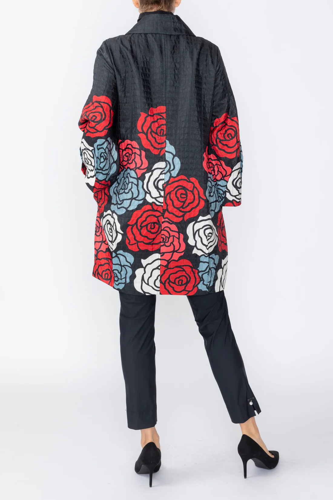 IC COLLECTION Long Jacket - C1217J - RED