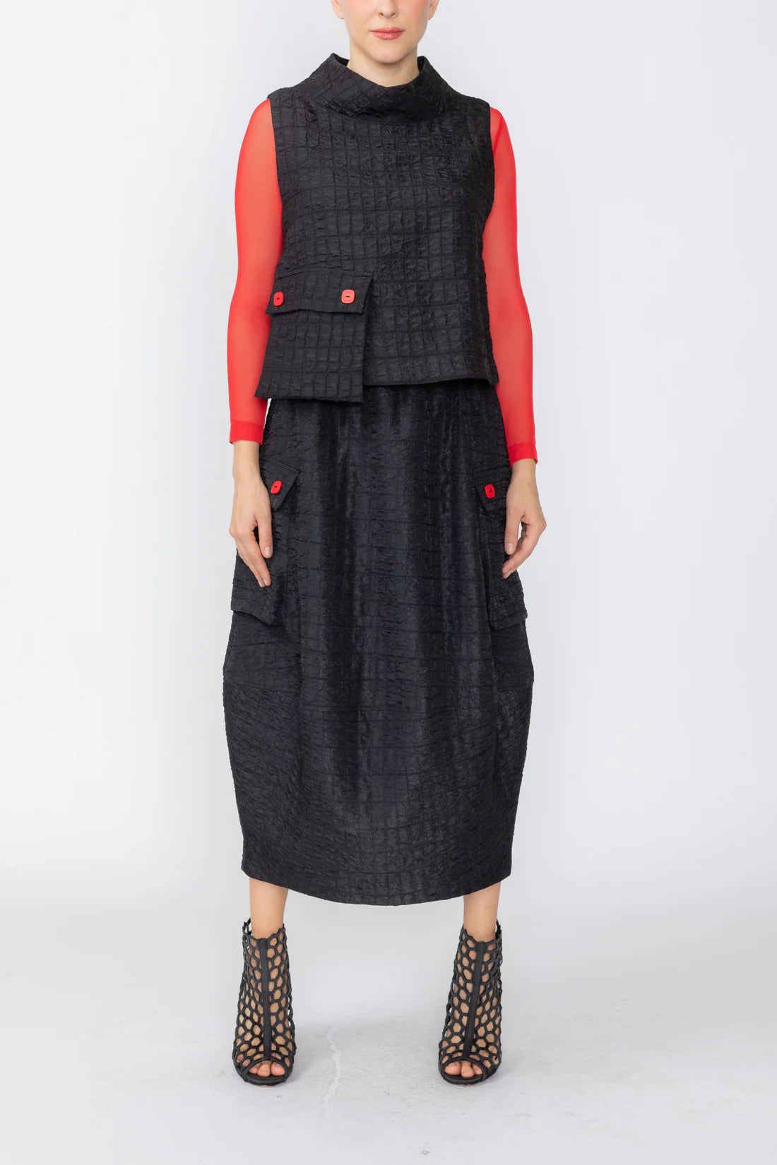 IC COLLECTION Top - C1219T - BLACK