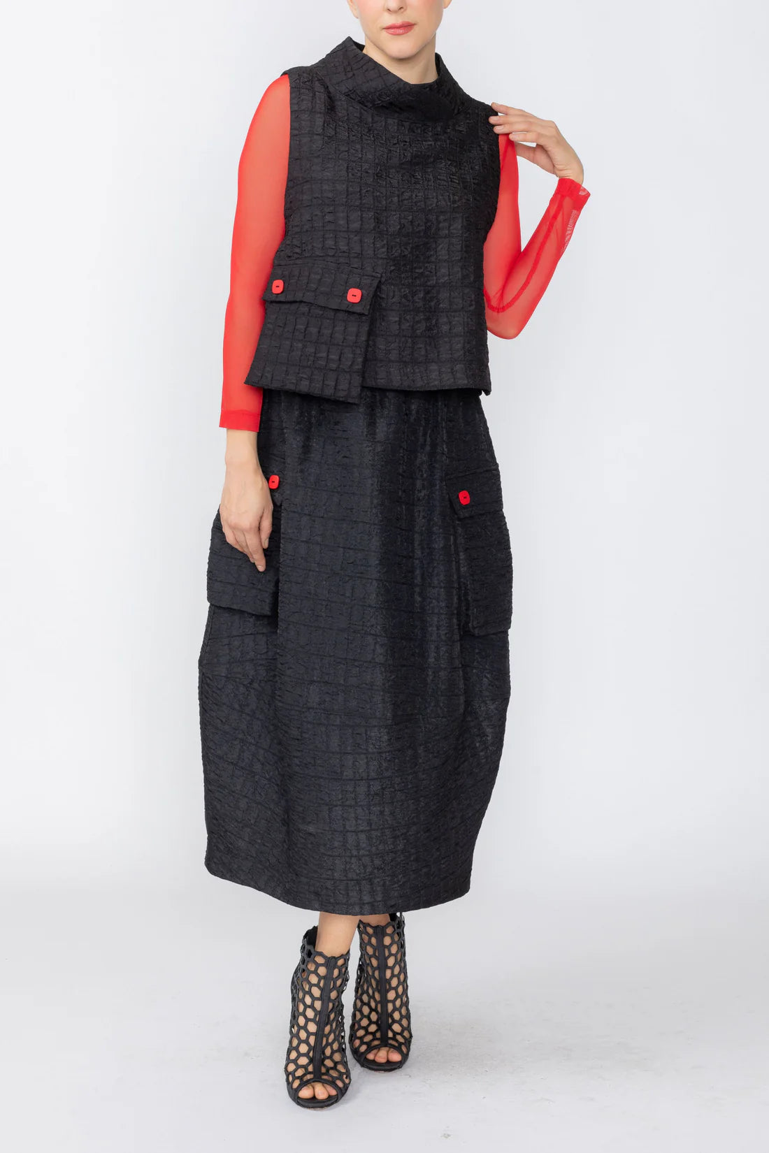 IC COLLECTION Top - C1219T - BLACK