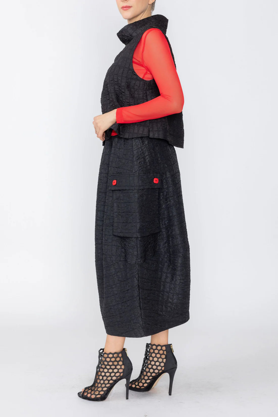 IC COLLECTION Top - C1219T - BLACK