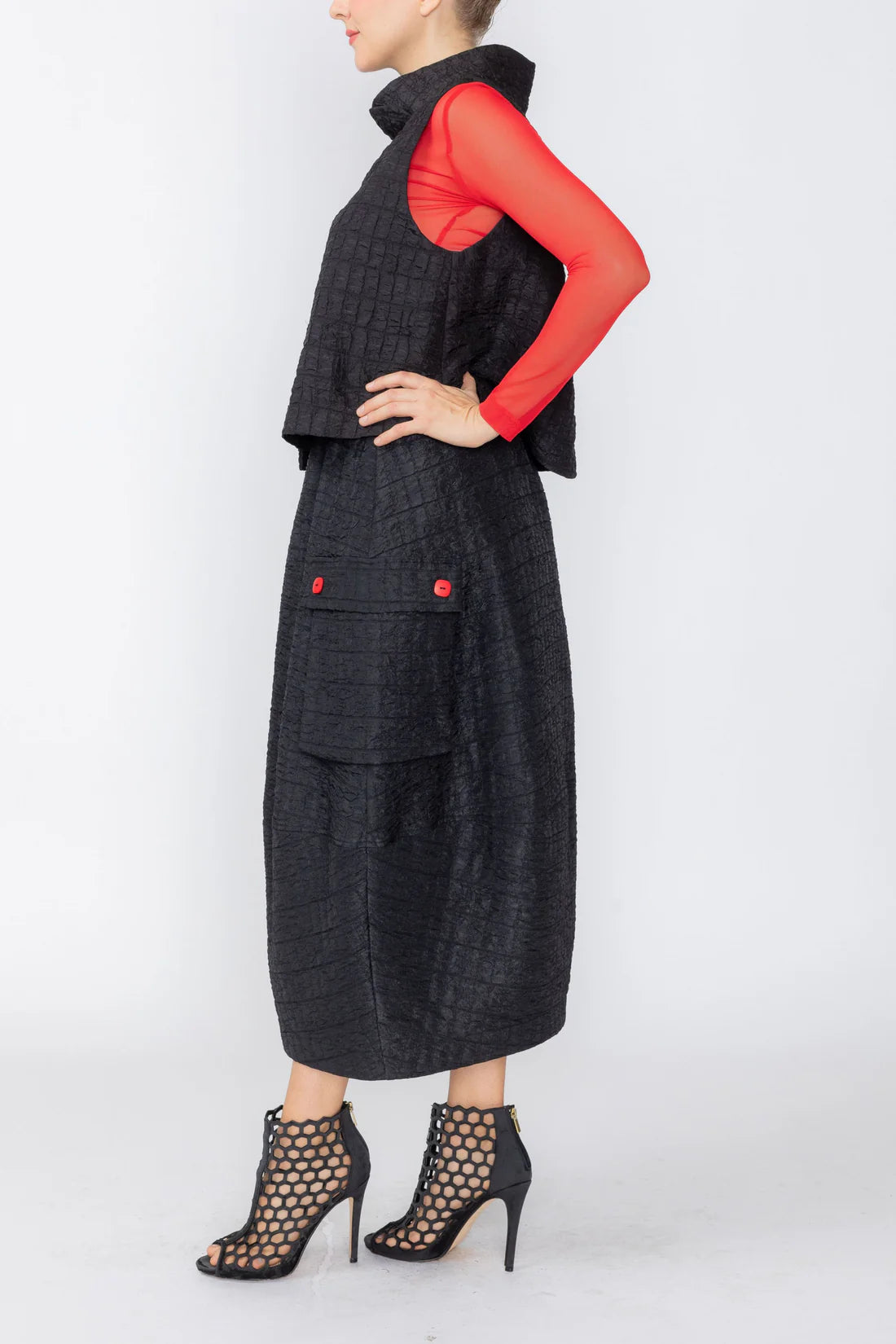 IC COLLECTION Top - C1219T - BLACK