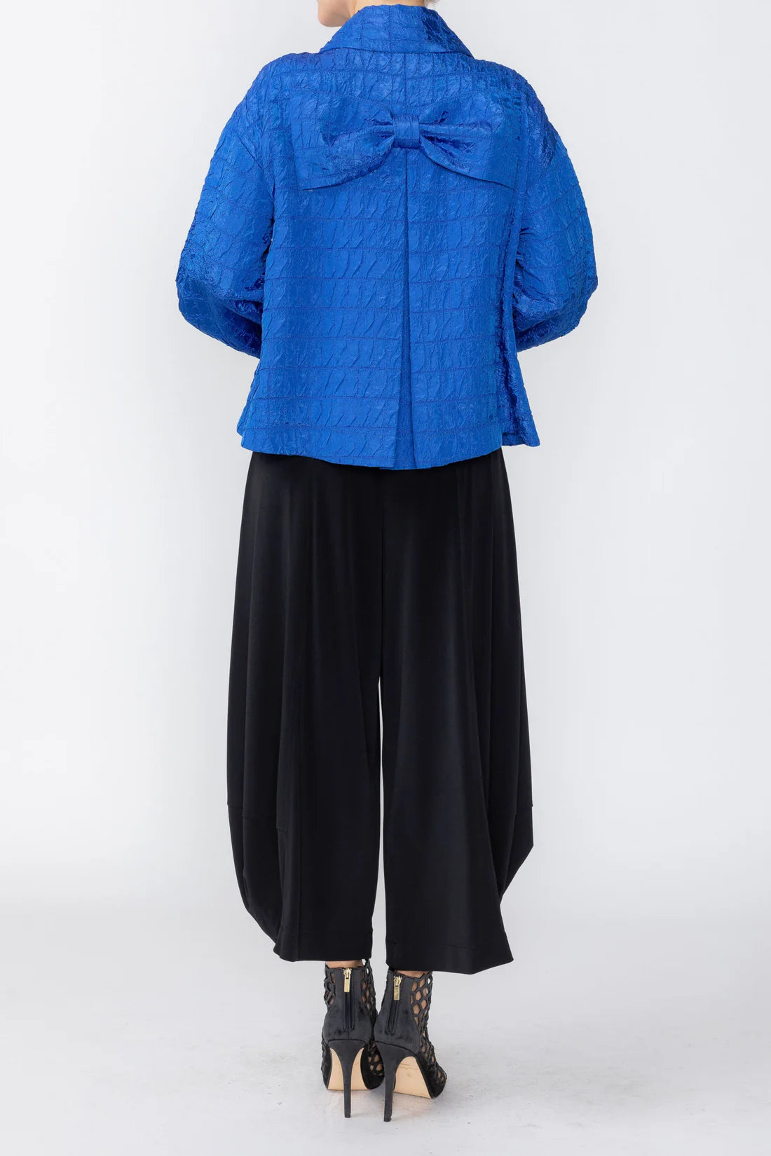 IC COLLECTION Volume Sleeve Jacket - C1224J - ROYAL BLUE