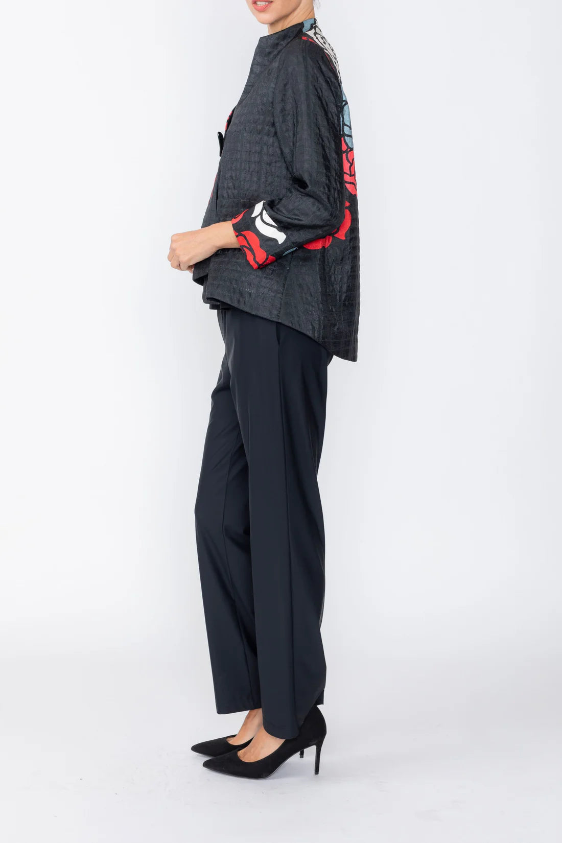 IC COLLECTION One Button Jacket - C1230J - RED