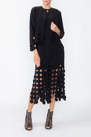 IC COLLECTION Skirt - 1239S - BLACK