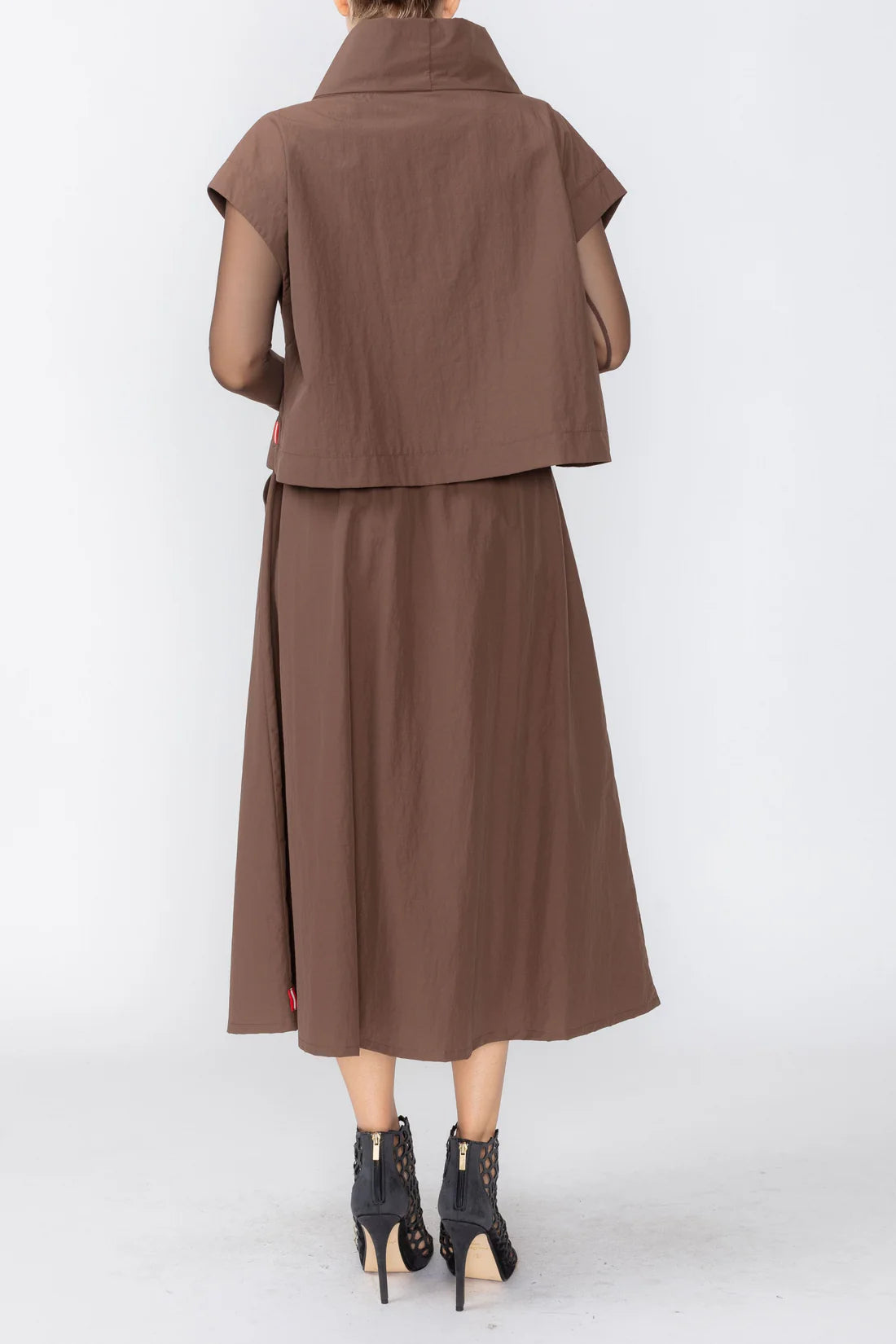 IC COLLECTION Top - C1242T - BROWN