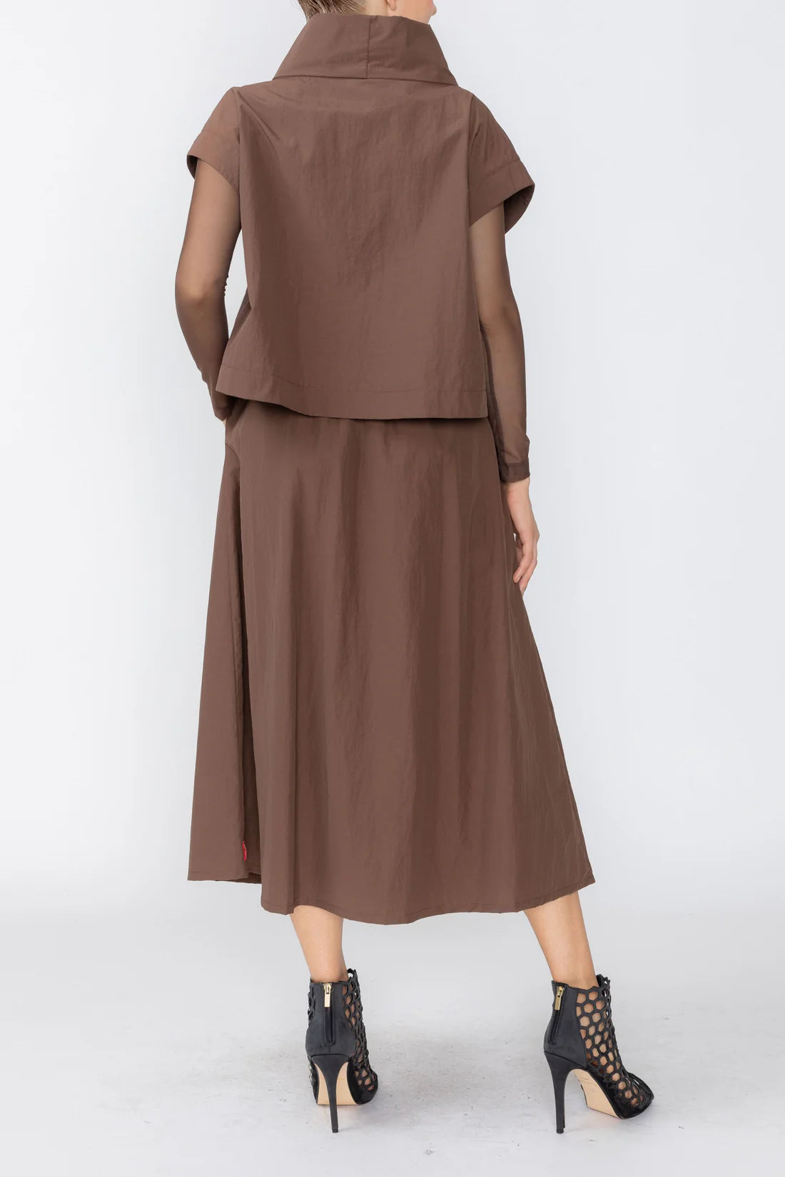 IC COLLECTION Skirt - 1243S - BROWN