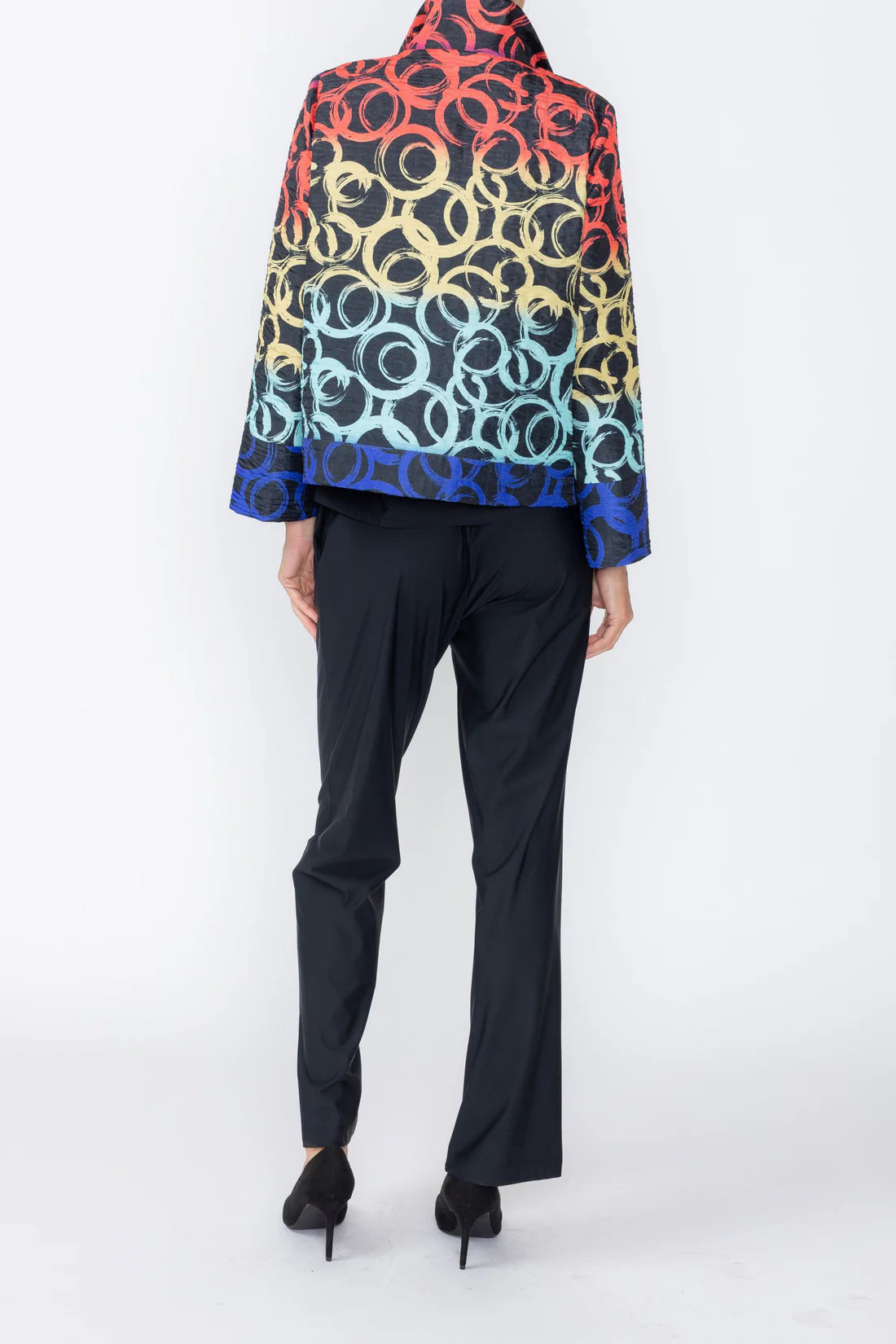 IC COLLECTION Hidden Zip Jacket - C1245J - MULTI