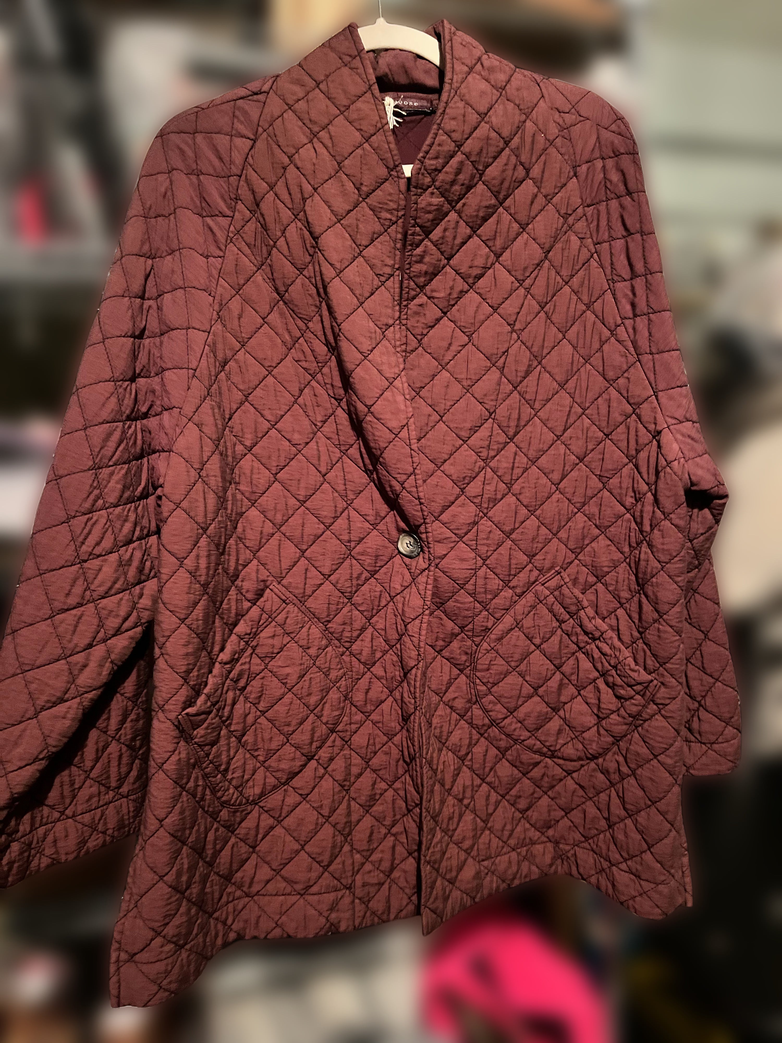 CUT LOOSE Quilted Parachute Side Slit Coat - 6598775