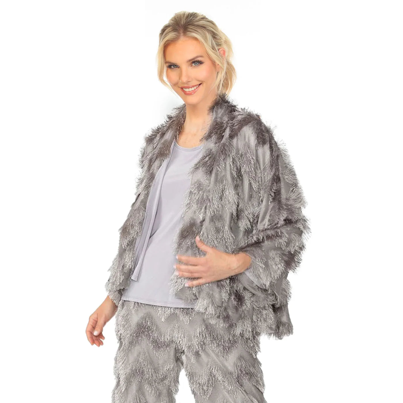 IC COLLECTION Jacket- 6966J - GRAY