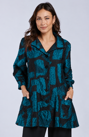 Sydney Project Brooke Button Down Collar Jacket - CJJ1130 - JADE
