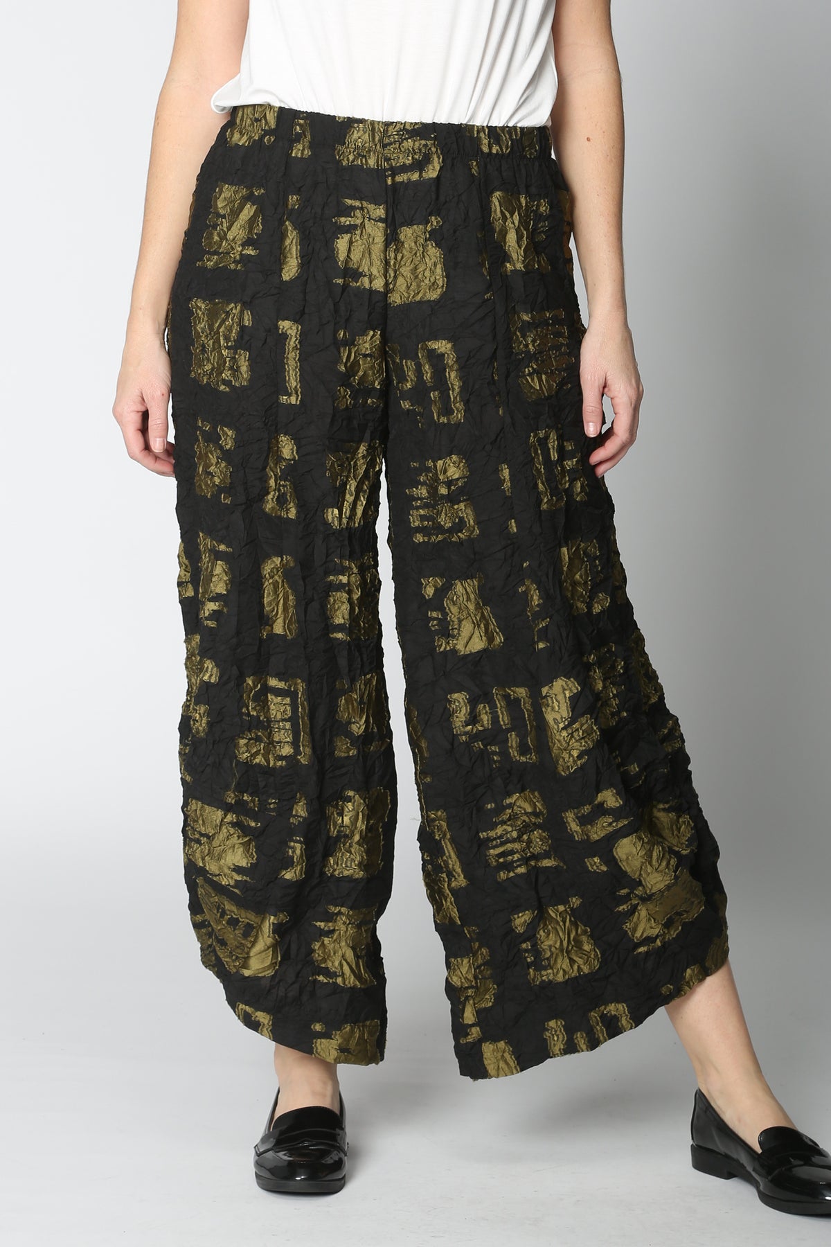 Sydney Project Allie Wide Leg Flowy Pant - CJP115 - KIWI