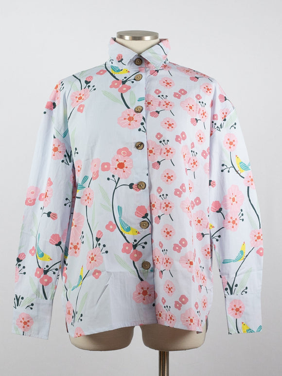 CUPCAKE INTERNATIONAL- CL14-1017-A/ BIRD BANGKOK COTTON SHIRT