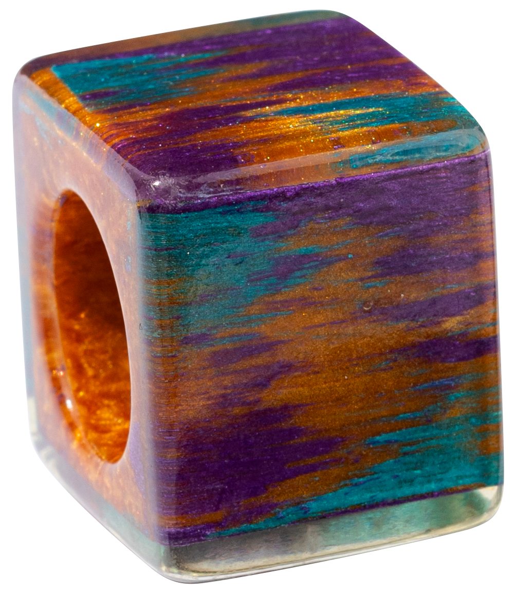 ZSISKA Multicolor Square Musee Bead - CUBP1 - MULTICOLOR