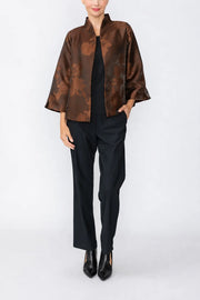 IC COLLECTION Jacket - C1141J - BROWN