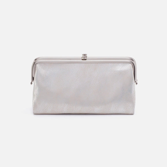 HOBO - Lauren-Clutch Wallet - SILVER IN METALLIC LEATHER