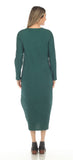 INOAH "Emerald Textured Knit Maxi" - Dress