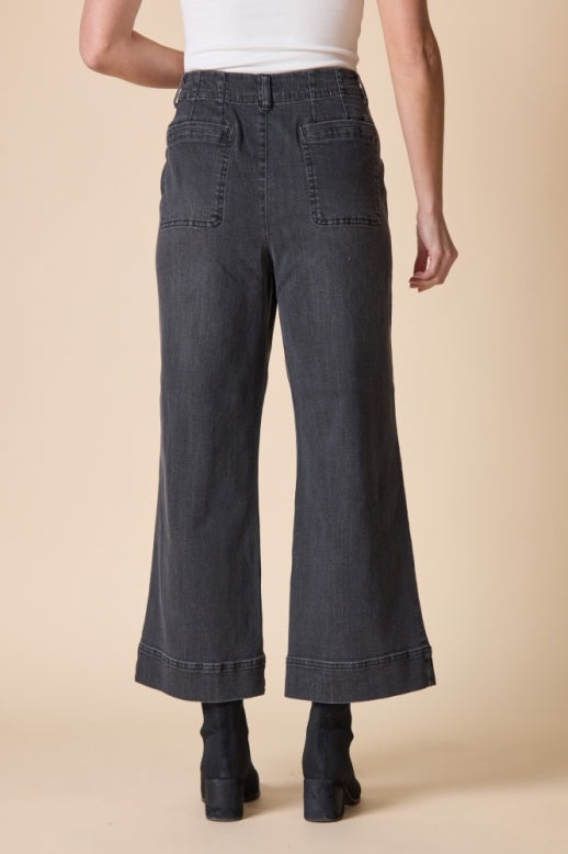Habitat Stretch Denim Refreshed Ankle Jean - 11461 - BLACK DENIM (NOT MEDIUM DENIM)