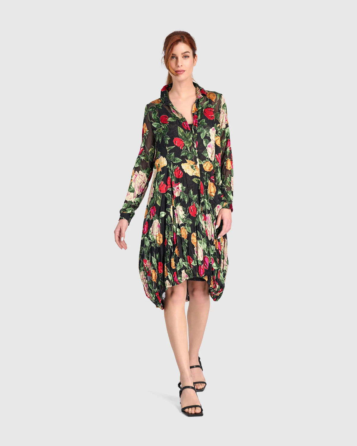 ALEMBIKA Rosehip Wonderful Dress - ED121F - SHEER FLORAL