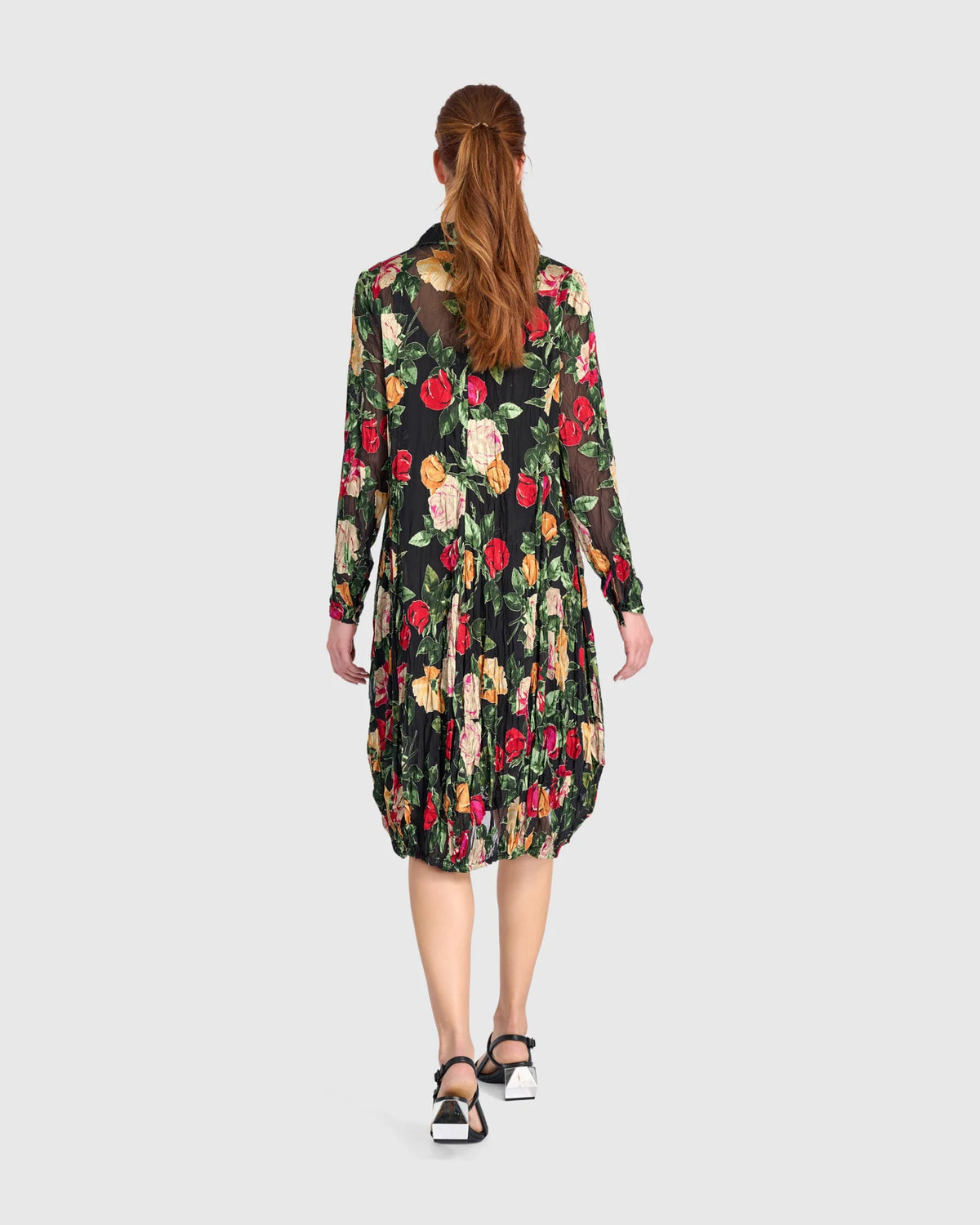 ALEMBIKA Rosehip Wonderful Dress - ED121F - SHEER FLORAL