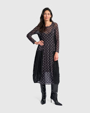 ALEMBIKA Dottie Jolie Dress -  ED125D - BLACK/WHITE