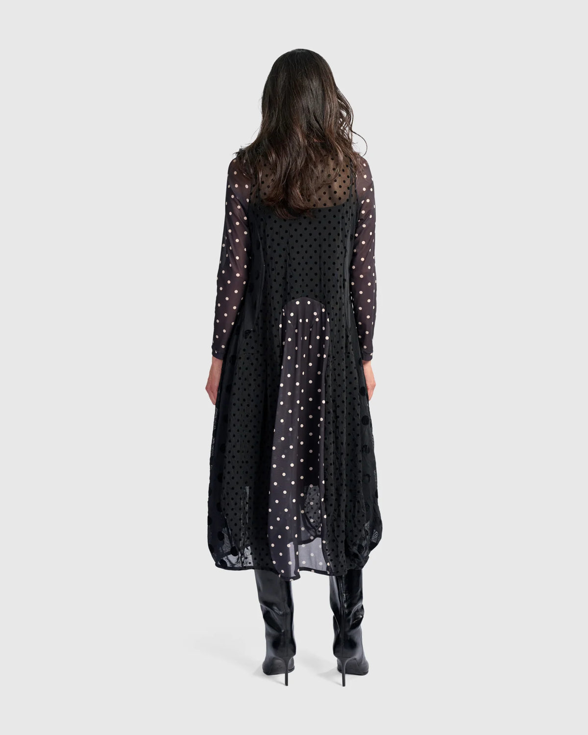 ALEMBIKA Dottie Jolie Dress -  ED125D - BLACK/WHITE